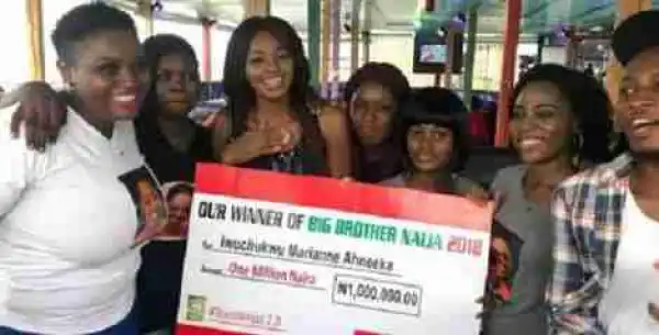 #BBNaija:Ahneeka gifted N1m by her fans 